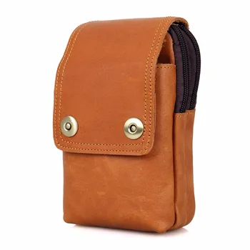 

JMD Vintage Genuine Leather Fanny Pack Belt Bag Waist Pack Phone Purse 5003