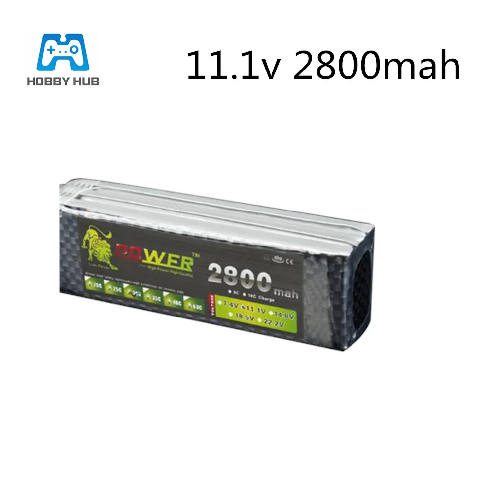 

Lion Power 3S 11.1v 2800mah 30C Lipo Battery For RC aircraft 11.1v Lipo battery for Drone RC helicopter car boat Toy battery