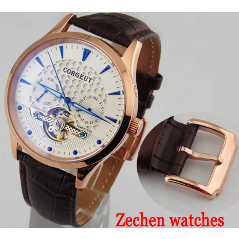 

41mm corgeut mechanical watch automatic date men's watch waterproof automatic mechanical watch