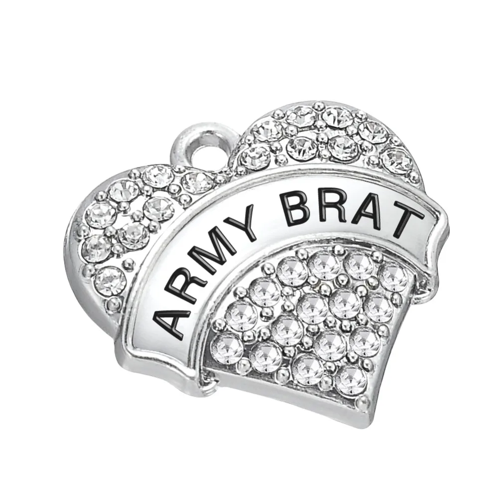 Подвеска в форме сердца с рыбным крюком армейском стиле|heart charm pendant|charm pendantcharm heart