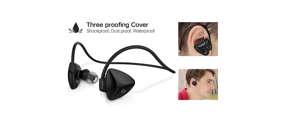 OVEVO SH03B WIRELESS STEREO SPORT HEADPHONE CAPACITIVE MIC WATERPROOF 187380 12