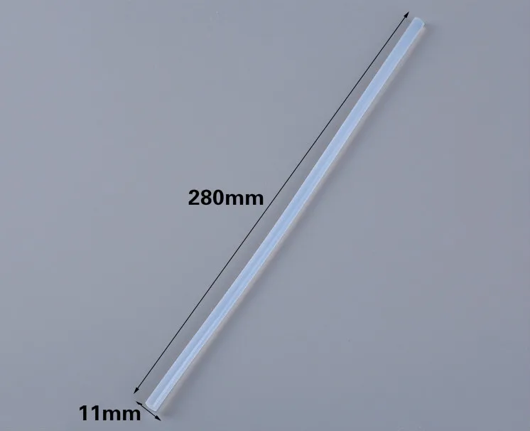 Glue gun stick 11mm x 280mm 10pcs Hot melt glue Silicone bars for crafts Home DIY Glues Tools Transparent  Heat glue gun stick (2)