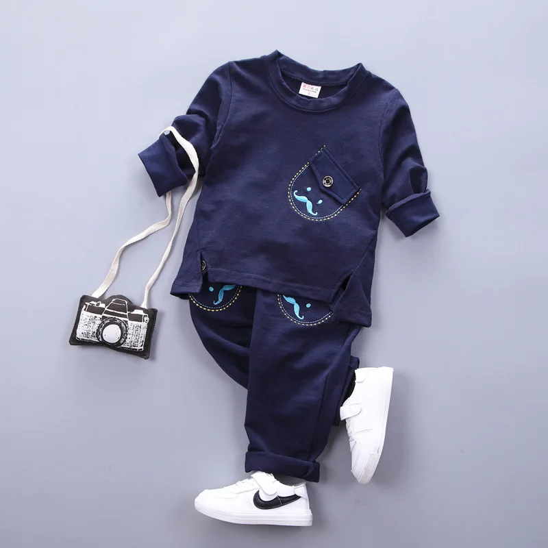 

MEETBUD New spring summer Children clothing baby boys set fashion casual cotton sets boy kids long sleeves sweatshirts set