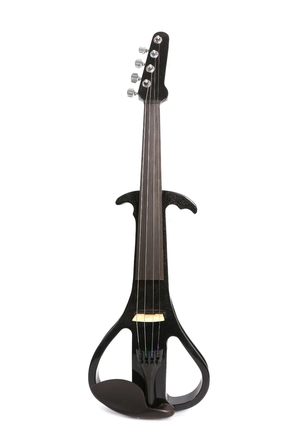 

Electric Violin 4/4 4 string Black Big Jack Passive Pickup Solid wood Advance
