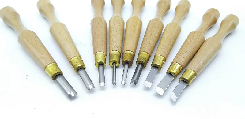 Cortador de Mão Nova Faca Hobby Artesanato Artes Precisão Scorper Graver Burin Carving Tools Cinzel Escultura Faça Você Mesmo 9 Pcs