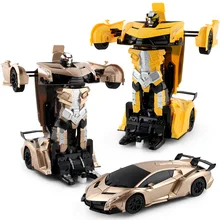 1:12 трансформация роботизированное дистанционное управление Гоночная машина с ПУ модель автомобиля лапа управления игрушки мальчики подарок