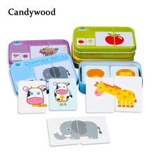 Детские игрушки, графы, игра-головоломка, обучающая карточка, Мультяшные фрукты, животные, карточки "Транспорт", деревянные игрушки, развивающие игрушки для детей