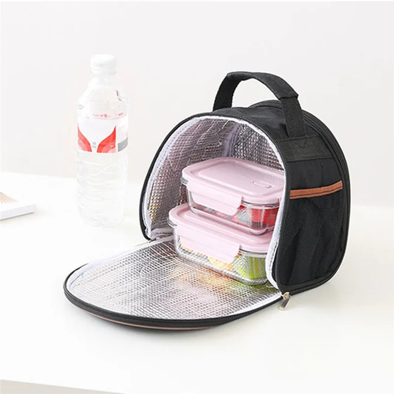 

Casual Lunch Bag Portable Waterproof Insulated Food Carrying Big Cold Canvas Picnic Totes Case Kids Women Thermal Box Tas Bekal