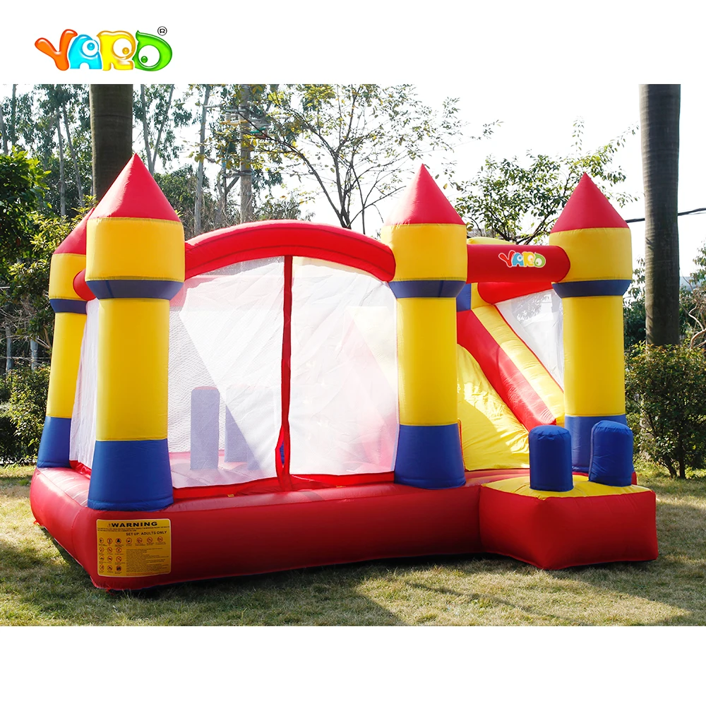 YARD Bounce House with Slide Obstacle Children Outdoor Jump Castle with Blower Inflatable