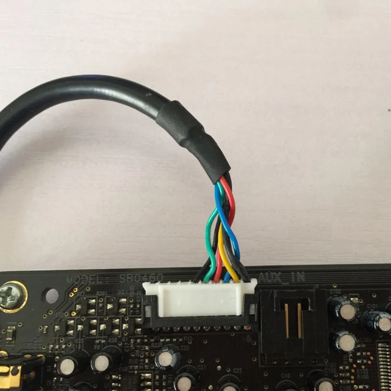 cabo adaptador de painel para placa som criativa 03