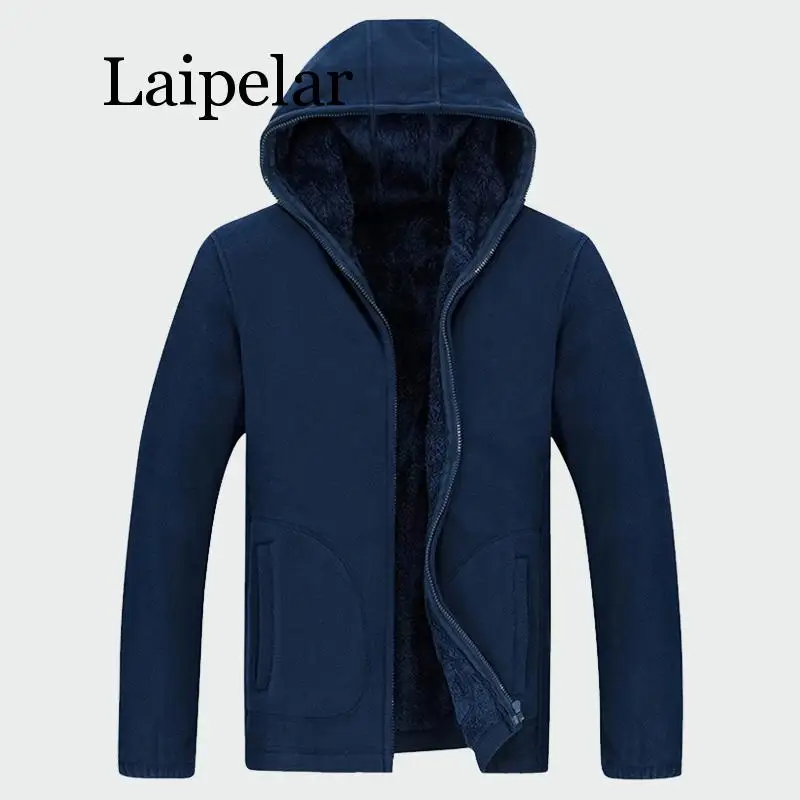 Laipelar Men's Winter Military Fleece Jackets 2019 New Warm Male Tactical Jacket Thermal Breathable Hooded Mens Thick Coats