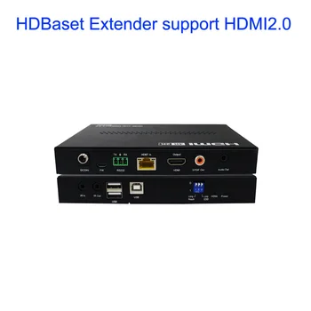 

PUZHIJIE HDMI 2.0 Extender HDBaseT Ultra Slim Extender Kit , 4K2K@60Hz 4:4:4, up to 100M over UTP SFTP cable