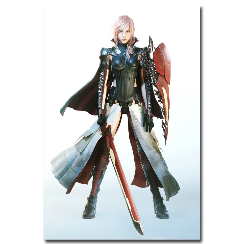 Final Fantasy Art шелковая ткань постер с принтом 13x20 24x36 дюймов Горячая игра картина для