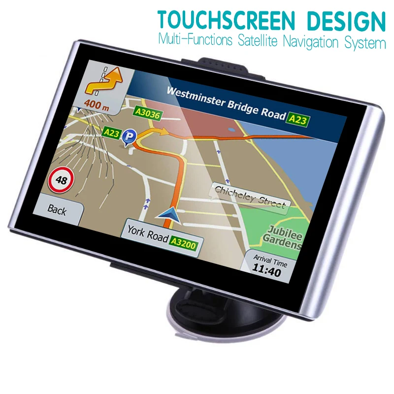 GPS Navigation for Car GPS Navigation System 7 Inch Touch Screen 8GB Real Voice Broadcast Reminding Vehicle GPS Satellite Navigator with Free Updated Map