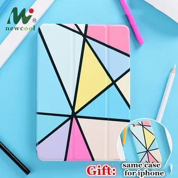 

Geometry Magnet Flip Cover For iPad Pro 9.7 11 air 10.5 10.2 12.9 Air2 Mini23 4 5 2019 Tablet Case for New iPad 9.7 2017 2018