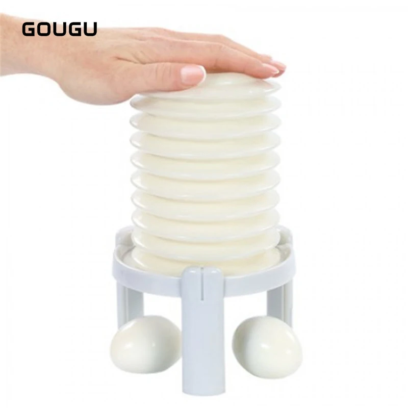 1 шт. GOUGU hard-вареное яйцо оболочки инструменты EggStractor удалить Овощечистка Магия удивительные машина для удаления скорлупы с яиц кухонные инструменты - изображение