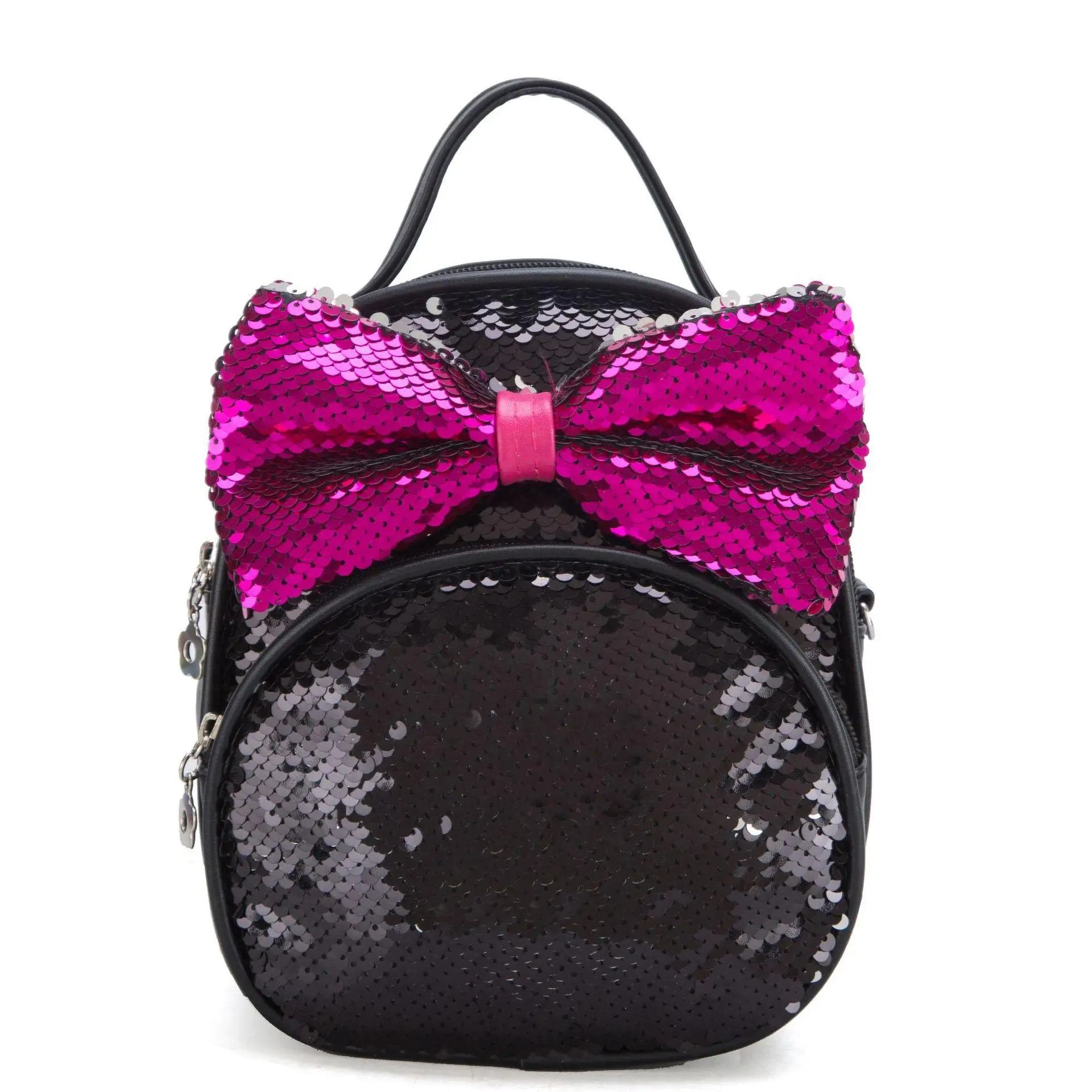 LXFZQ розовый рюкзак для маленьких девочек Mochilas Infantis школьные сумки школьные ортопедические рюкзаки школьная сумка Школьный рюкзак Детская сумка - Цвет: black