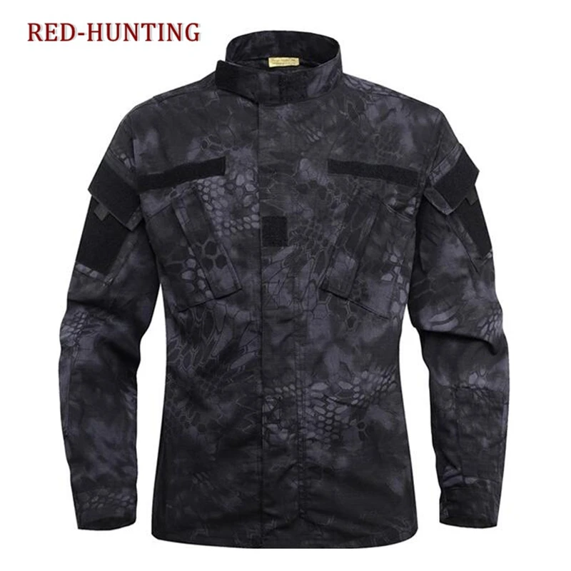 

16 Color Military Summer Hunting BDU Field Uniform Camouflage Set Shirt Pants Men's Tactical Hunting Uniform Kryptek Typhon Camo