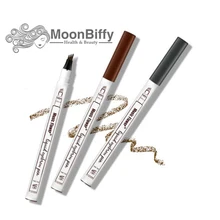1 шт.; ; Прямая поставка; MOONBIFFY карандаш для бровей Pen Для женщин девочек Водонепроницаемый вилка Совет бровей Тату Pen Brow Pencil