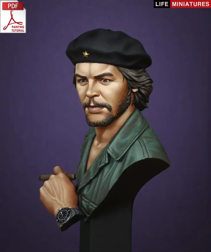 [Loong Way миниатюры] Жизнь миниатюры CHE GUEVARA бюст полимерная миниатюра|miniature|miniature