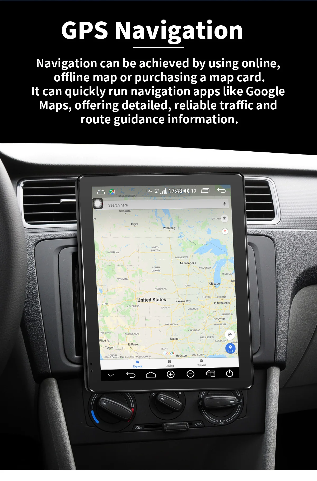 Excellent JOYING 9.7 inch HD IPS Screen 4gb+64gb Octa Core Android 8.1 Car Multimedia Player Single 1 din Car Radio Stereo GPS Head Unit 5
