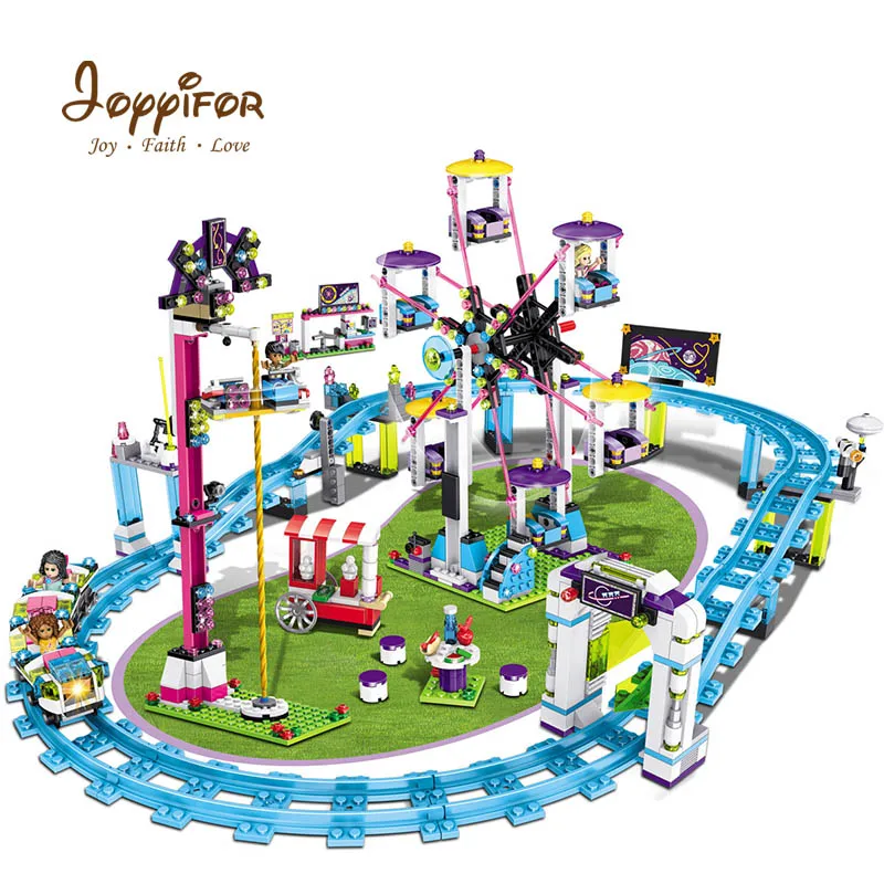 

Joyyifor 01008 City Girls Friend Amusement Park Ferris wheel 3D Building Blocks kits Compatible LegoINGlys Model Kids Toys 37011