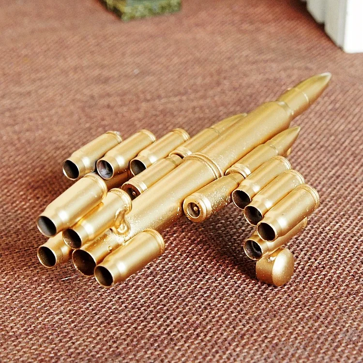 

14*8*5cm Decoration Crafts Figurines Miniatures Purely Manual Military Simulation Cartridge Case Aircraft Model