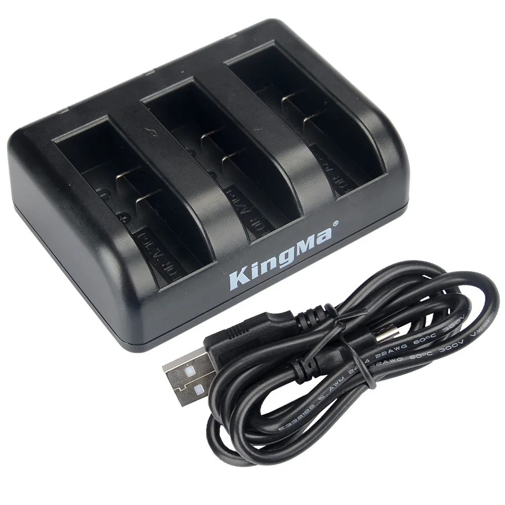 3 шт. канальное USB зарядное устройство адаптер для Xiaomi 4k YI 2 4K PLUS Yi Lite аксессуары
