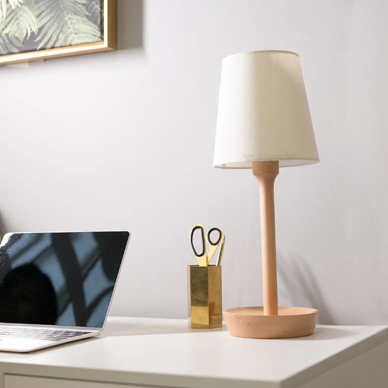 Xiaomi Mijia belaDESIGN деревянная настольная лампа Регулируемый абажур плавное затемнение выбор бревен подходит для различных домашних стилей