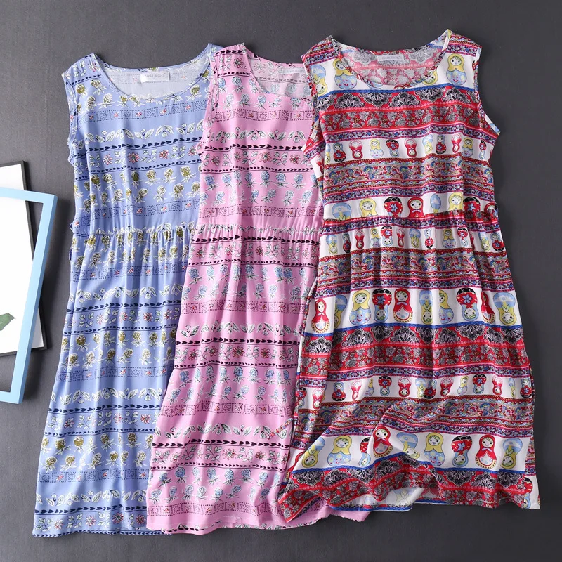 

Night Dress Women Cotton Nighty Lingerie Night Gown Sleepwear Nightgown