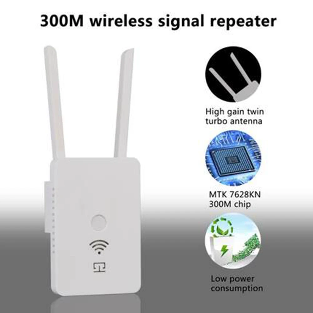 Горячая продажа 1 шт 300 Мбит/с WiFi усилитель диапазона сигнала сетевой расширитель