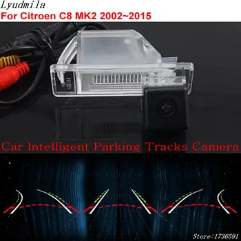 

Lyudmila Car Intelligent Parking Tracks Camera FOR Citroen C8 MK2 2002~2015 Car Back up Reverse Rear View Camera
