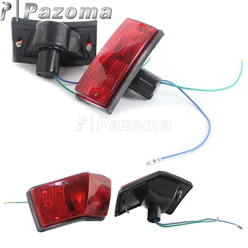 Мотоцикл Красный объектив задняя и передняя Поворотная сигнальная лампа, индикатор светодиодный указатель света для Vespa P PX VSX VNX Стелла
