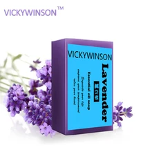 VICKYWINSON натуральное лавандовое эфирное масло мыло ручной работы отбеливание для удаления прыщей на коже очистка грязи против старения для мужчин/wo мужчин XZ10