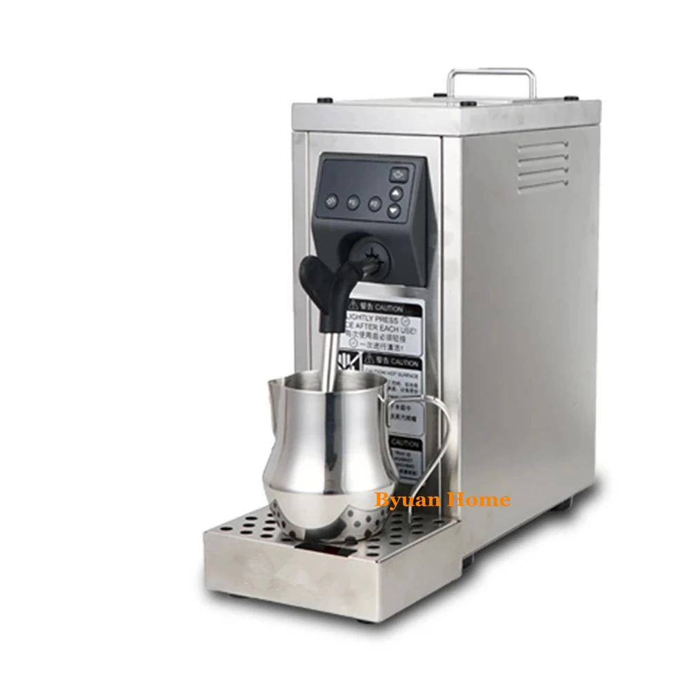 ЖК коммерческий портативный полностью автоматический отпариватель для молока Электрический вспениватель кофе и катушка для вспенивания капучино латте кофе вспенивание