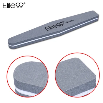 

Elite99 1PC Nail Files Sanding 220/240 Curve Nail Art Gray Sanding File Bar for Nail Art Tips Manicure Accesssories
