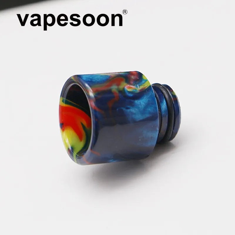 VapeSoon красочный 510 полимерный капельный наконечник для электронной сигареты 510 Распылитель на резьбе, такой как melo 3 mini tfv4 Ijust s распылитель/испаритель 50 шт