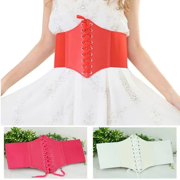 

Women Underwear Solid Sexy Corset Shapewear PU Waist Women Body Up Shaper Cincher Trainer Lace Leather Lingerie