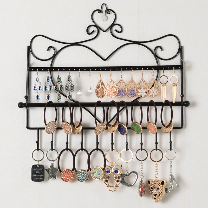 Metal Necklace Earrings Holder Jewelry Organizer Display Rack Holder Jewelry Organizer Display Rack