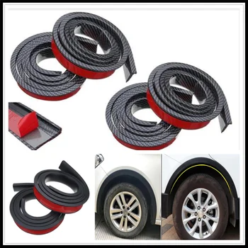 

4PCS black Car Fender Wheel Eyebrow Arch Lip for Subaru Forester Ascent XV WRX VIZIV Outback Legacy Impreza Crosstrek
