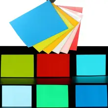 105 мм x 148 мм 12 В A6 EL Панель электролюминесцентный Cuttable свет Бумага неоновый лист W/привод