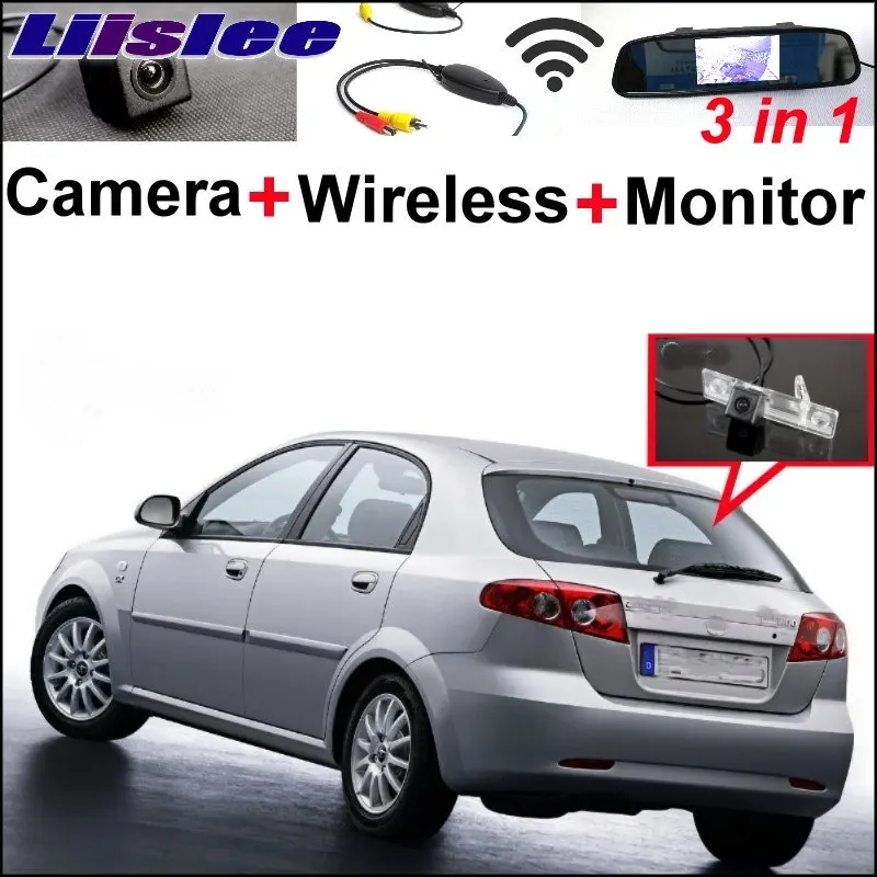 

Liislee Special Rear View Camera + Wireless Receiver + Mirror Monitor Parking System For Daewoo Lacetti Premiere Matiz Nubira