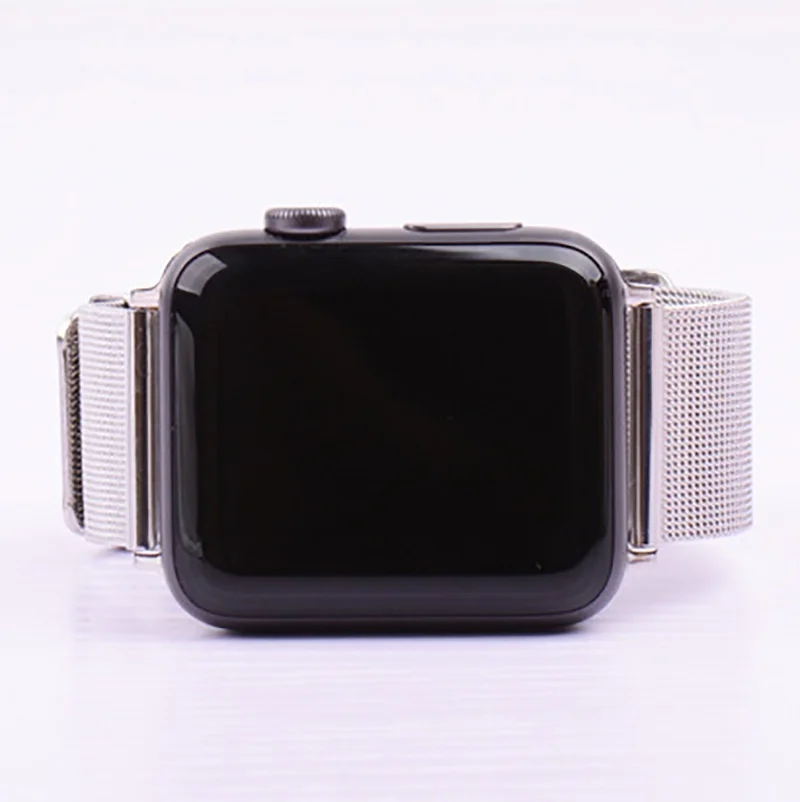 Миланский ремешок для Apple Watch 42 мм 38 40 44 мм металлический браслет из нержавеющей стали сетчатый ремень ремешок для Iwatch Serise 4 3 2 1