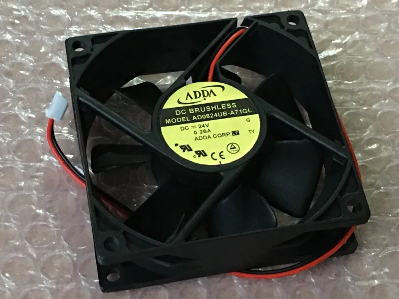 ADDA Новый AD0824UB A71GL 8025 DC24V преобразователь частоты охлаждающий вентилятор|cooling fan|8025