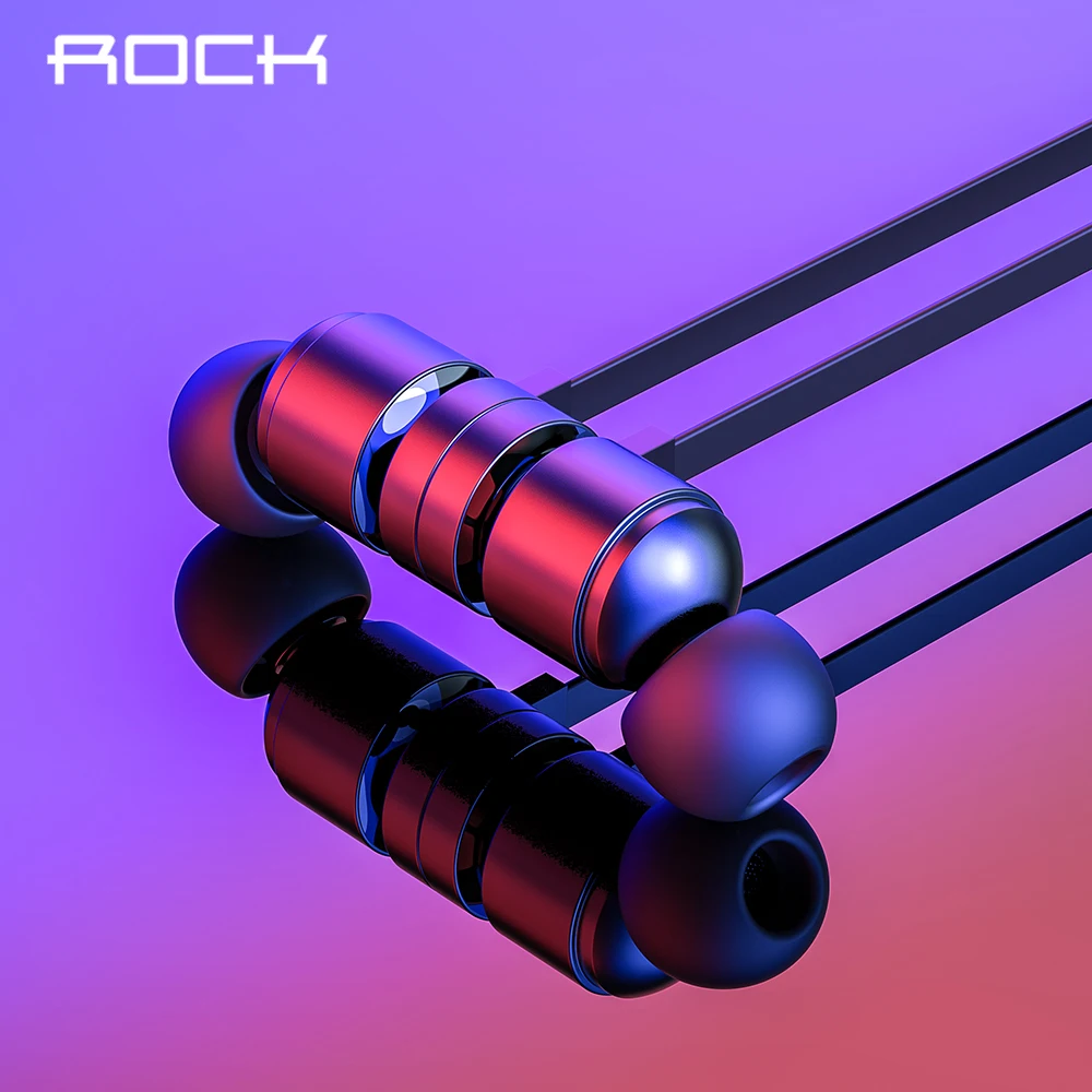 

ROCK Update Magnetic Bluetooth Earphone Waterproof Wireless in-ear For Phone Neckband with Mic Sport Auriculares Earbuds