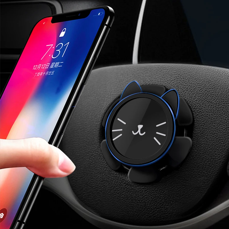 

Auto Balance Dashboard Car Steering Wheel Phone Holder Stand GPS Navigation Handlebar Clip Bracket For iPhone Samsung Xiaomi