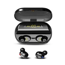 V11 TWS беспроводные наушники 5.0EDR Bluetooth наушники с сенсорным управлением IPX7 водонепроницаемые с 4000 мАч светодиодный мощность спортивные наушники