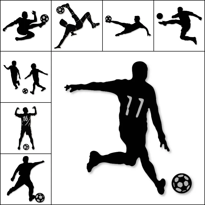 

Ufurty Sportsman Play Football Frame Metal Cutting Dies for Making DIY Scrapbook Album Paper Cards Crafts Embossing die cut