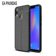 

EA PHUNDAS Luxury Leather TPU Cases for Huawei Nova 3i Case back Cover Soft Silicone Shockproof cover for Huawei Nova 2 fundas