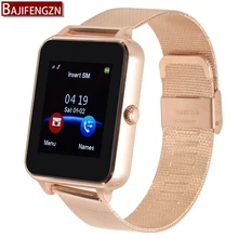 G06 Bluetooth smart watch clock pedometer support SIM TF card camera Smartwatch for Android phone xiaomi
